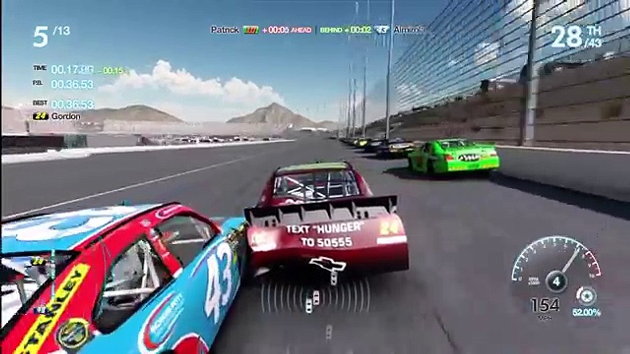 NASCAR The Game: Inside Line Xbox 360 gameplay - Las Vegas Motor Speedway