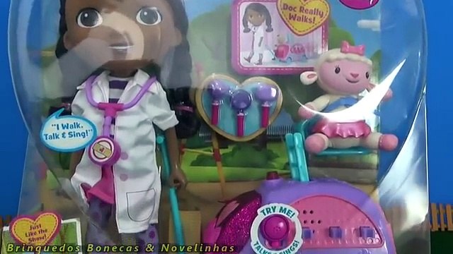 Brinquedo Boneca Doutora Brinquedos - Doc McStuffins Walk N Talk Doll Doc Mobile Juguetes