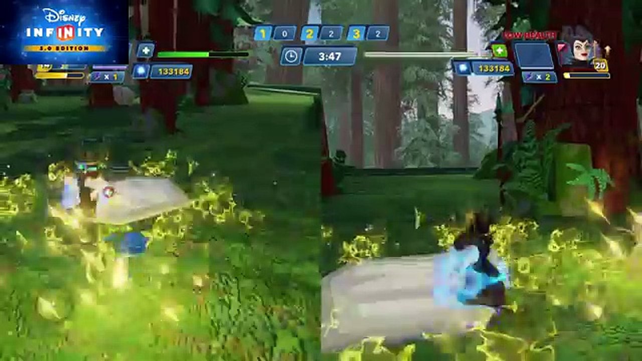 Disney Infinity 3.0 Joy vs Maleficent vs Princess Leia