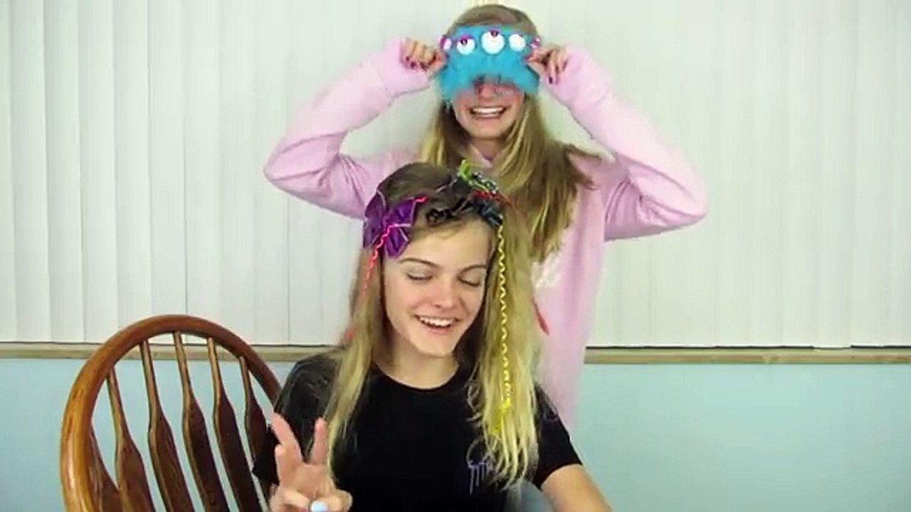 Blindfolded Hairstyle Challenge ~ Jacy and Kacy