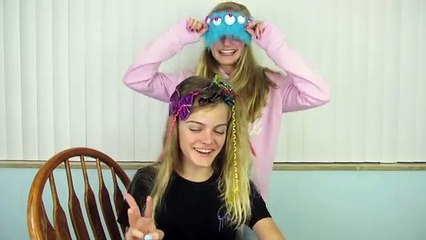 Blindfolded Hairstyle Challenge ~ Jacy and Kacy