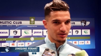 Après HAC - Brest (2-0), réaction de Zinedine Ferhat
