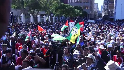 Güney Afrika'da İsrail'in Gazze'de Yaptığı Katliama Tepkiler - Cape