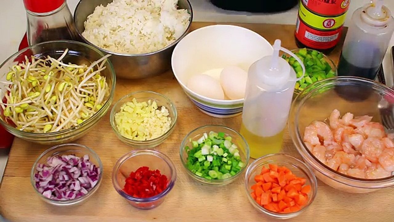 Shrimp fried rice - delicious recipes - how to cook rice - asian cooking - chinese fried rice
