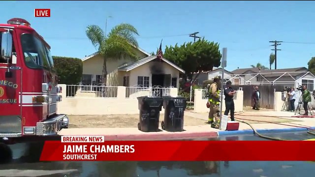 Firefighters Save 2 Dogs from Burning Home in San Diego
