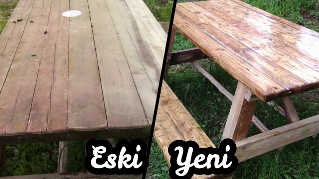 Piknik Masanız Nasıl Daha İyi Görünür (How does your picnic table look better)
