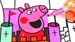 Peppa Pig Castle Coloring Pages, Drawing Pages Videos with Colored Markers