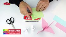 العاب اطفال ورقية - صنع طائر من الورق - كيفية عمل اشكال الطيور اورجامى 3d - طي الورق