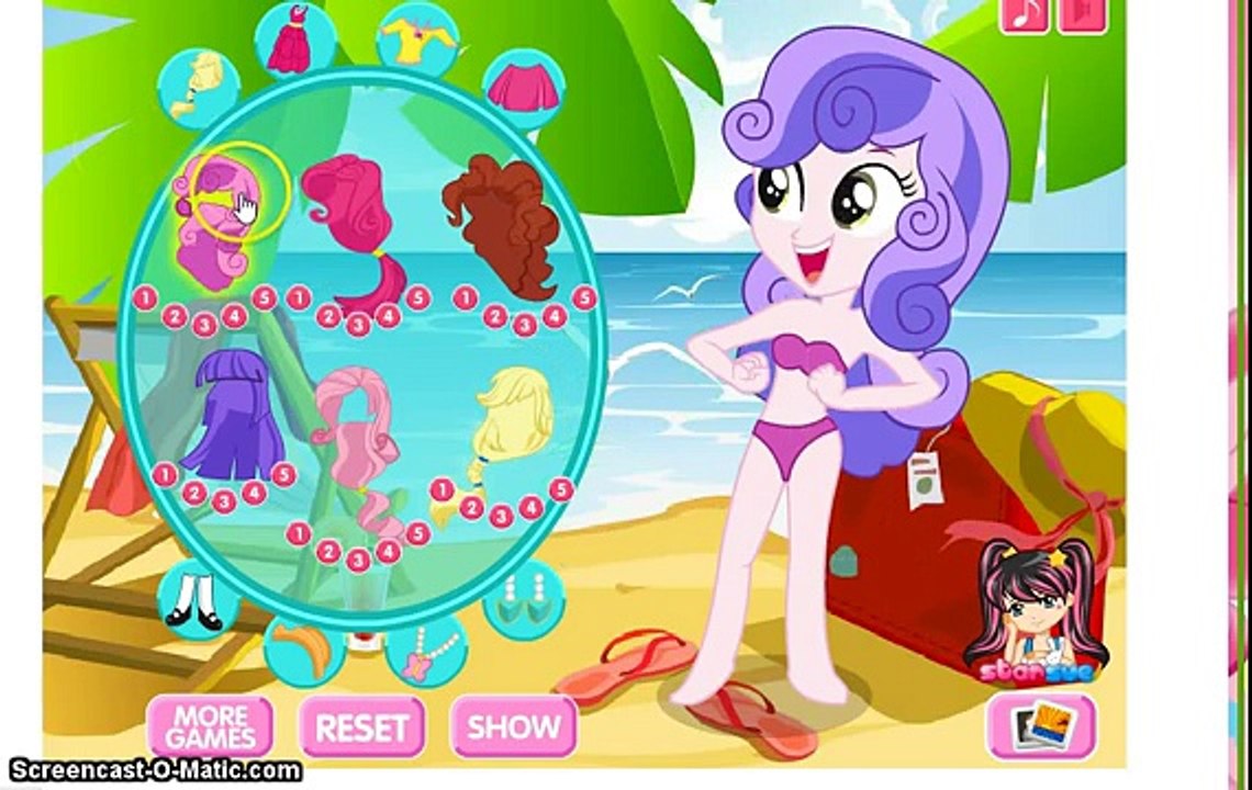 My Little Pony Equestria Girls Sweetie Belle Dress Up - video Dailymotion