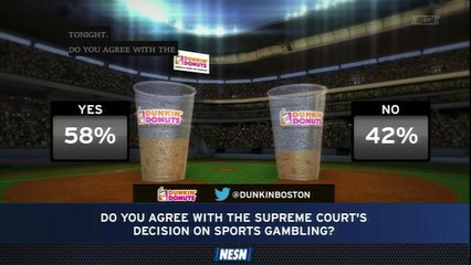 Dunkin' Donuts Poll: Do You Agree With Supreme Court's Stance On Sports Gambling?