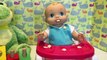 Baby alive video boy wets n wiggles feeding bathing and changing- featuring BOB