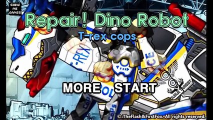 Repair Dino Robot T-REX Cops - Full Game Play - 1080 HD