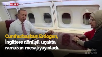Cumhurbaşkanı Erdoğan'dan ramazan tebriği