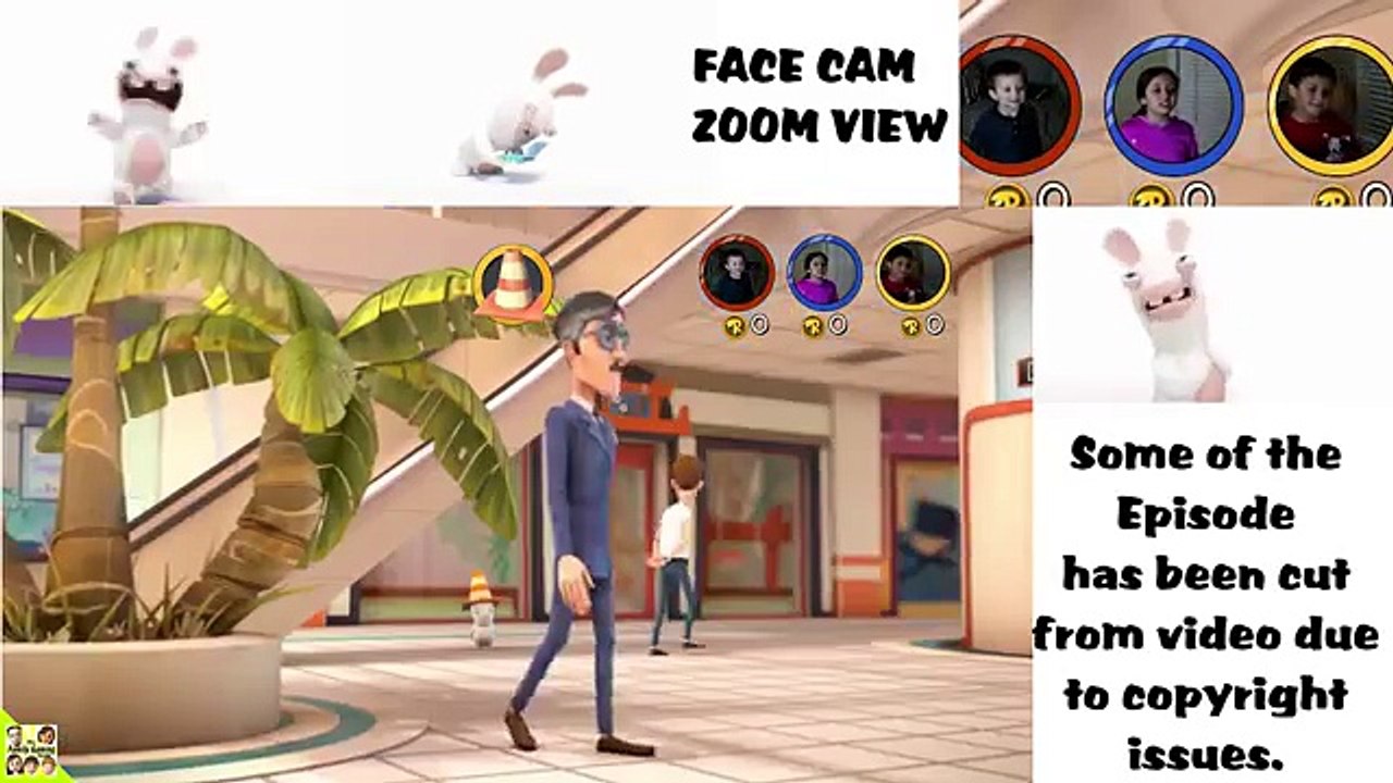 FGTEEV Kids play RABBIDS INVASION: Escalator Rabbid Episode Gameplay! (The Interive TV Show XB1)