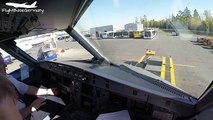 BEAUTIFUL Cockpit Takeoff from Moscow Airbus A320