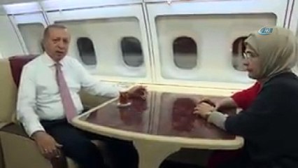 Erdoğan’dan yurda dönüş yolunda Ramazan mesajı