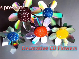 Best Out of The Waste Idea for Home Decoration using Recycled CDS