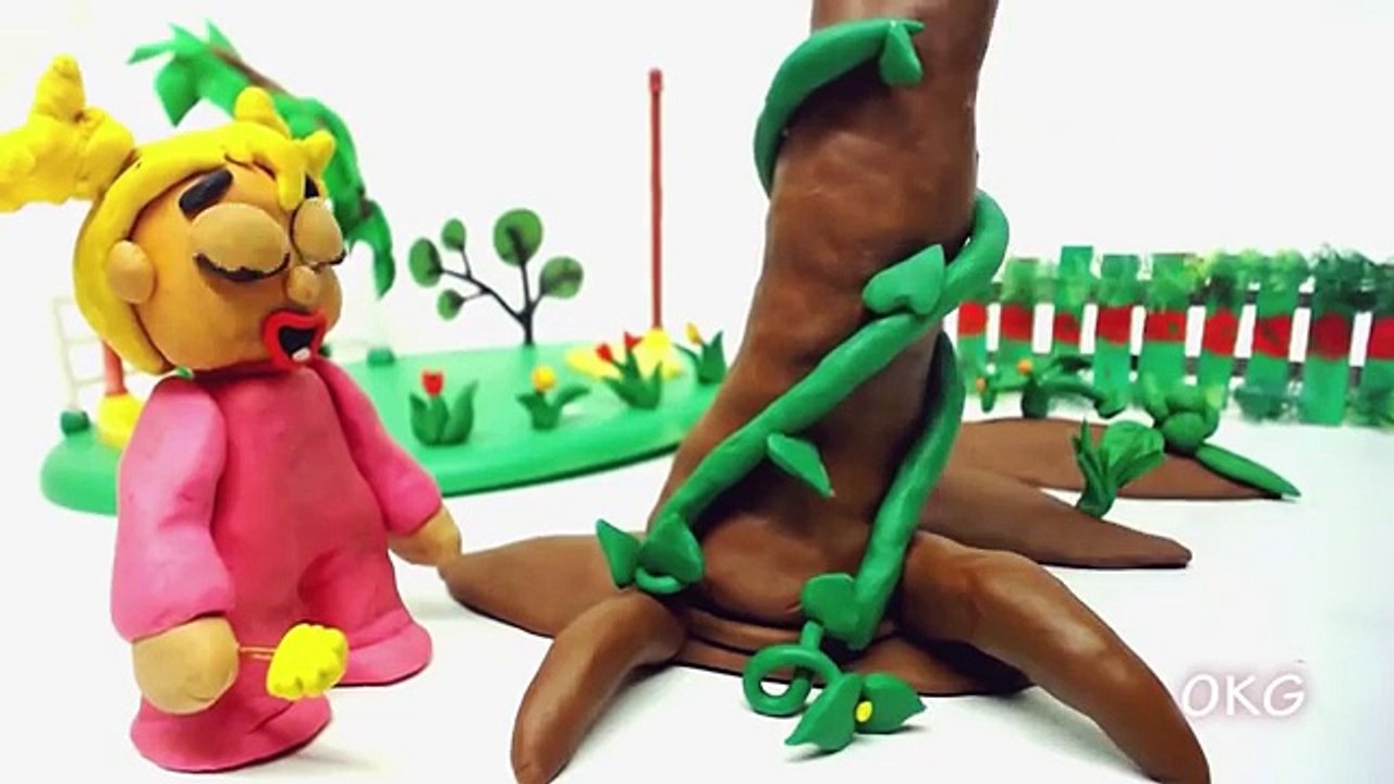 Green and Yellow Baby GARDENING HEART ❤️ POTATO - Stop Motion Cartoons For Kids