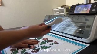 Scan N Cut 2 tutorials: How to cut out paper flowers with Brothers Scan N Cut