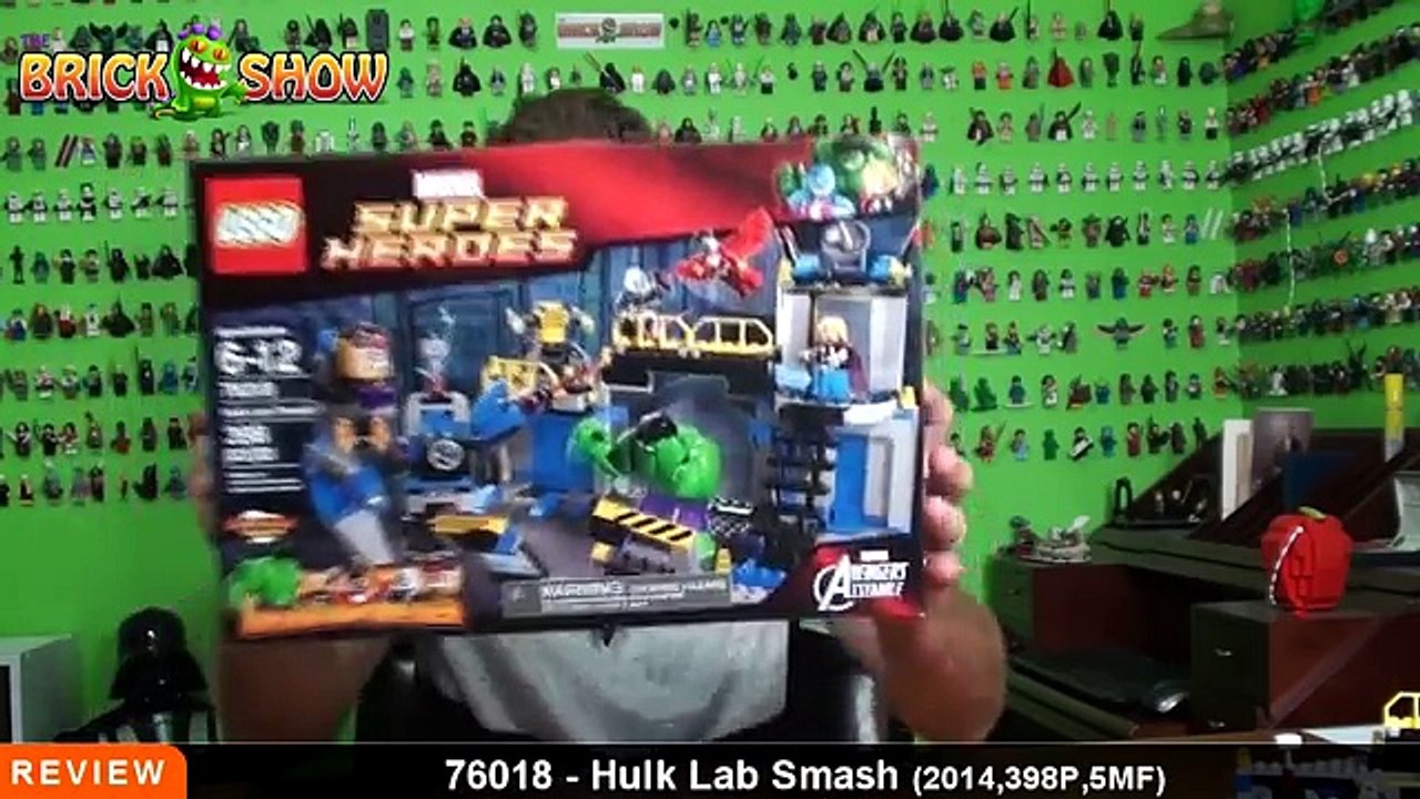LEGO Marvel Superheroes Hulk Lab Smash Review : LEGO 76018
