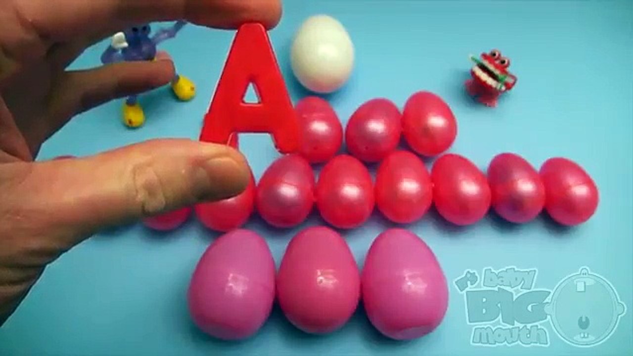 Kinder Surprise Egg Learn-A-Word! Spelling Valentines Day Words! Lesson 11