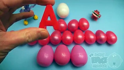 Kinder Surprise Egg Learn-A-Word! Spelling Valentines Day Words! Lesson 11