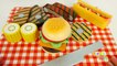 Burger and Grill Play Food Playset For Kids | Cooking Toys for Children