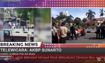 Penyerangan Mapolda Riau: 1 Polisi Meninggal
