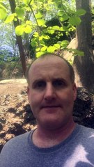 Brian Ghilliotti: Investigating a rock overhang along the Niantic segment of I-95 North