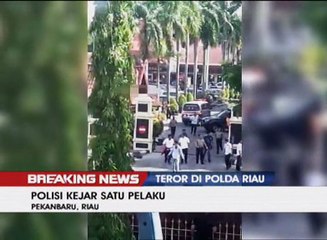 Polisi Kejar Satu Terduga Pelaku Teror di Sekitar Polda Riau