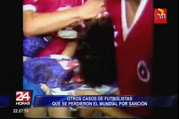 下载视频: ¿Qué otros futbolistas se perdieron la Copa del Mundo por una sanción?