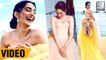Sonam Kapoor Rocks A Summer Ball Gown At Cannes 2018 Red Carpet