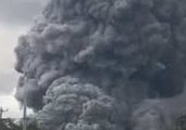 Ash Plume Rises From Kilauea Volcano's Halemaumau Crater