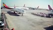 Un avion percute un autre avion stationné à l'aéroport d'Istanbul.