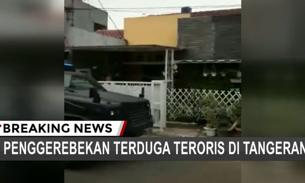 Polisi Gerebek Rumah Terduga Teroris di Tangerang
