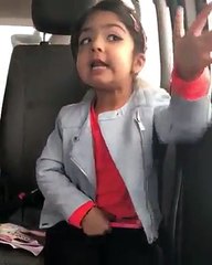 Adorable Little Girl Lisping to a Beautiful Punjabi Song