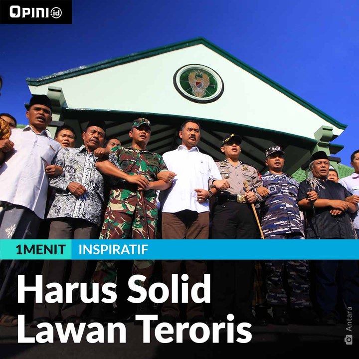 #1MENIT | Harus Solid Lawan Teroris