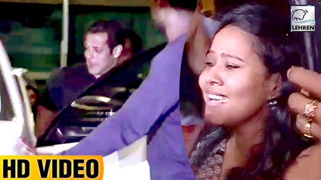 Salman Khan AVOIDS A Female Fan Bagging For One Selfie