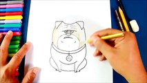Como dibujar a MEL (La Vida Secreta de tus Mascotas) | Drawing Mel (The Secret Life of Pets)