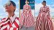 Cannes 2018: Sonam Kapoor looks GORGEOUS in Red-White STRIPED gown !| FilmiBeat