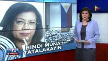 #SentroBalita: Kamara, hindi muna tatalakayin ang impeachment complaint vs. Sereno