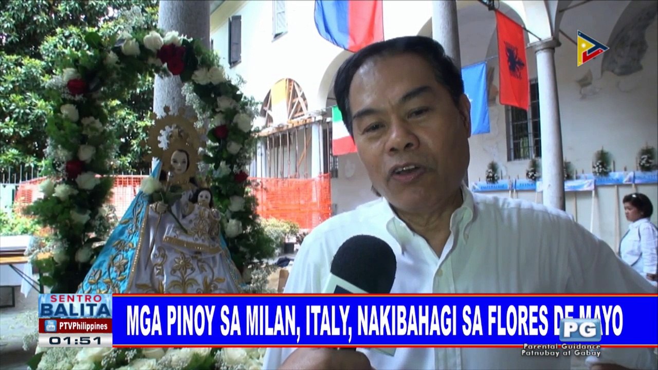 #SentroBalita: Mga Pinoy sa Milan, Italy, nakibahagi sa Flores de Mayo