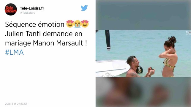 Les Marseillais Australia : Julien Tanti demande la main de Manon Marsault !