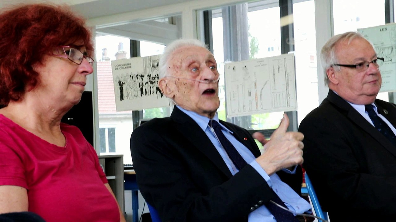 L’émouvant témoignage de Pierre Gascon devant des élèves de CM2