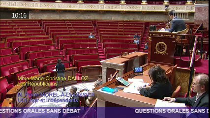 Intervention de Marie-Christine Dalloz concernant l'hôpital Louis Jaillon de Saint-Claude