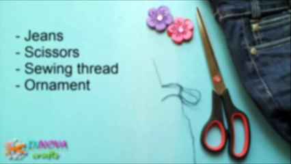 Transformer ses vieux jeans en quelque chose de beau et simple