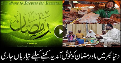 Ramadan preparations around the world