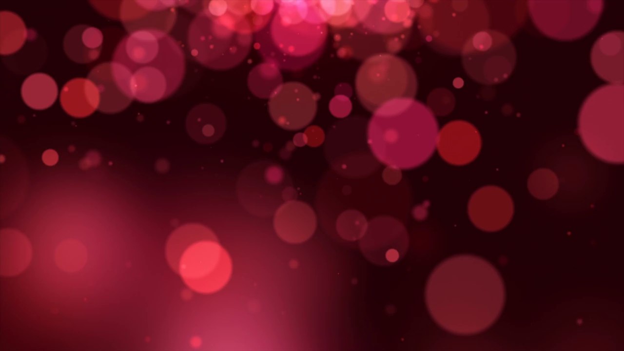 4k video red bokeh particles background HD - YouTube