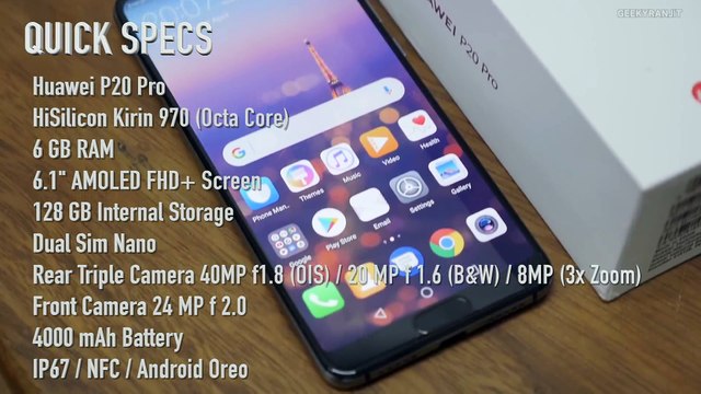 Huawei P20 Pro Unboxing & Review better than Iphone