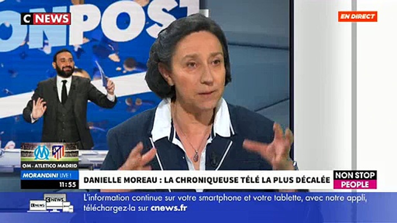 Danielle Moreau se confie dans "Morandini Live" sur CNews et Non Stop People